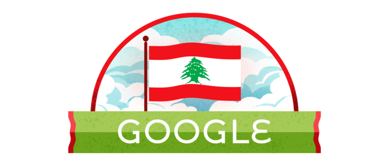 Lebanon Independence Day 2021 celebrates with doodle