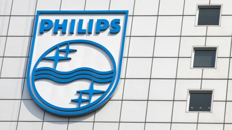 Philips down 10% and European stocks close marginally higher