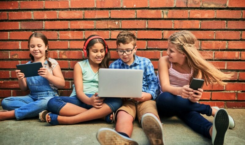With safely web-based media, how can assist children